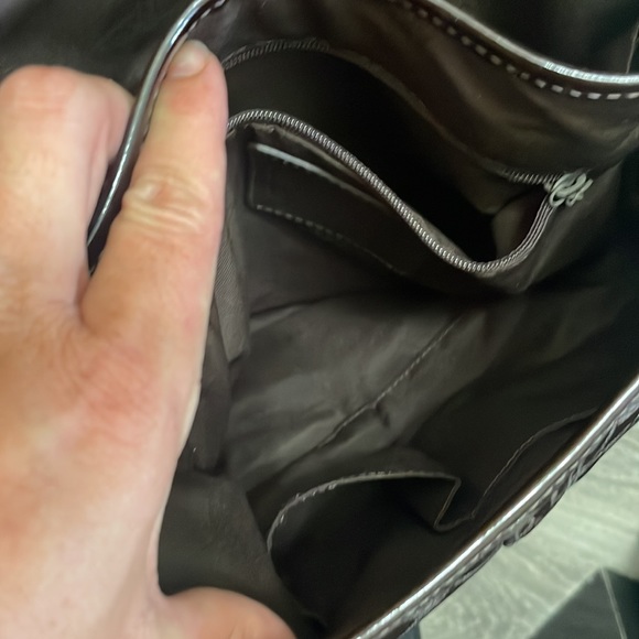 Purple coach spacious side or shoulder bag - Picture 4 of 5